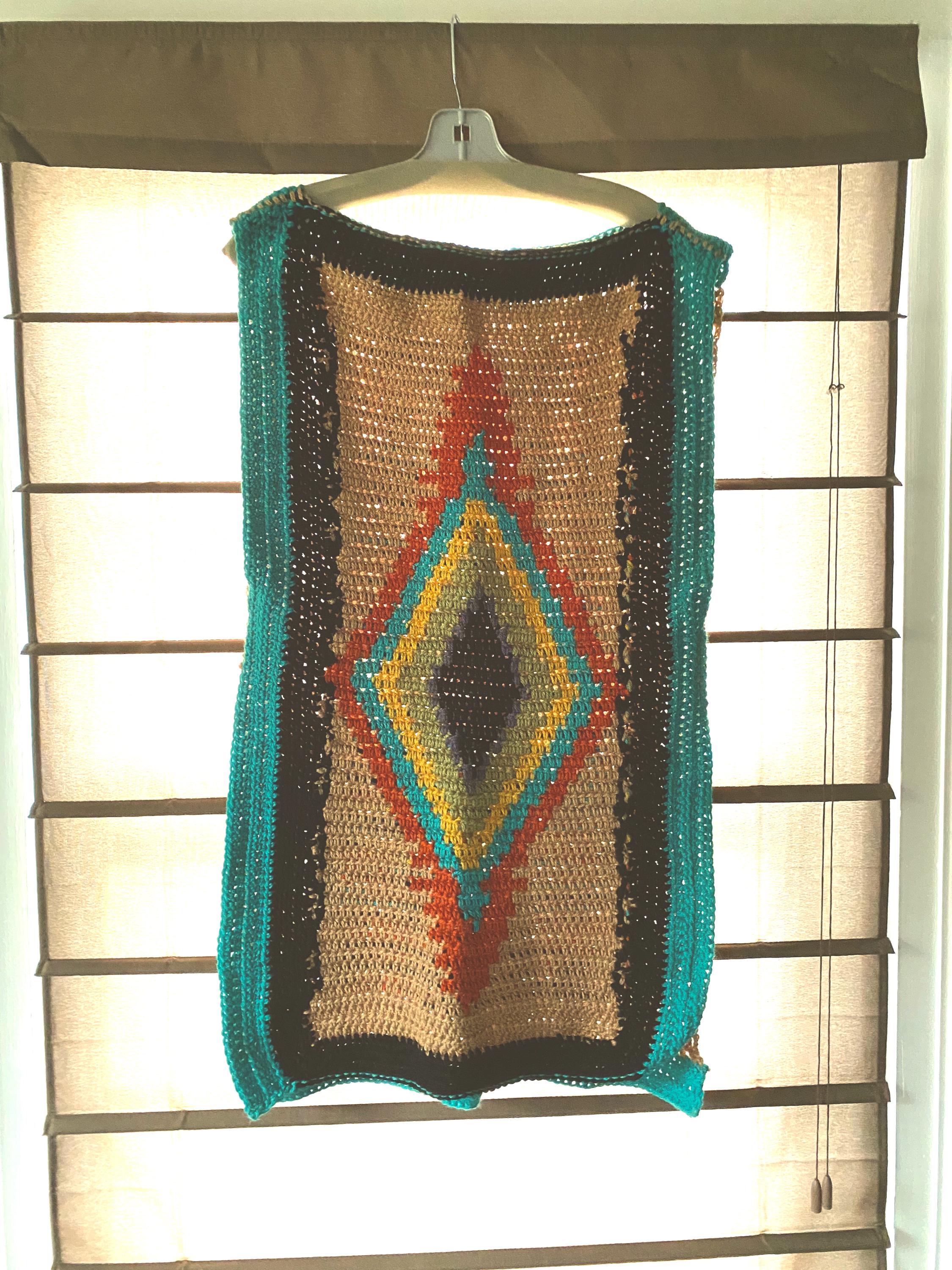Bohemian Aztec Mosaic Tunic