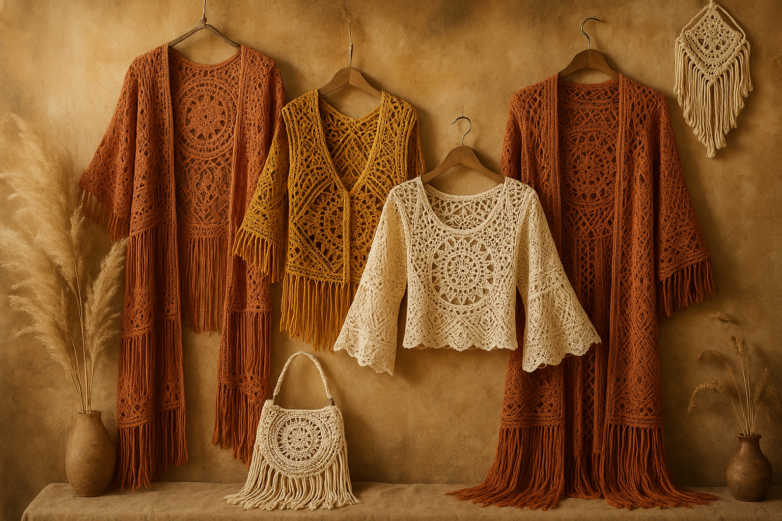 BOHEMIAN CROCHETED GARMENTS