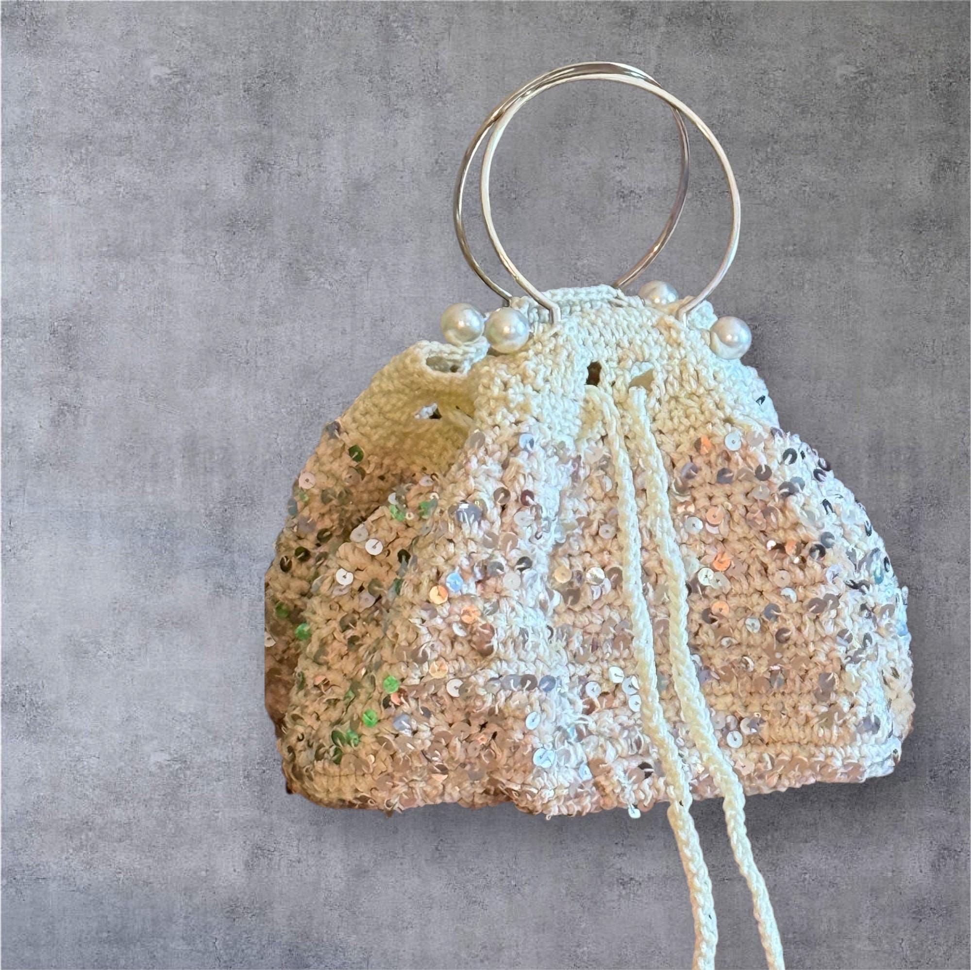Sequined Bridal Bag
