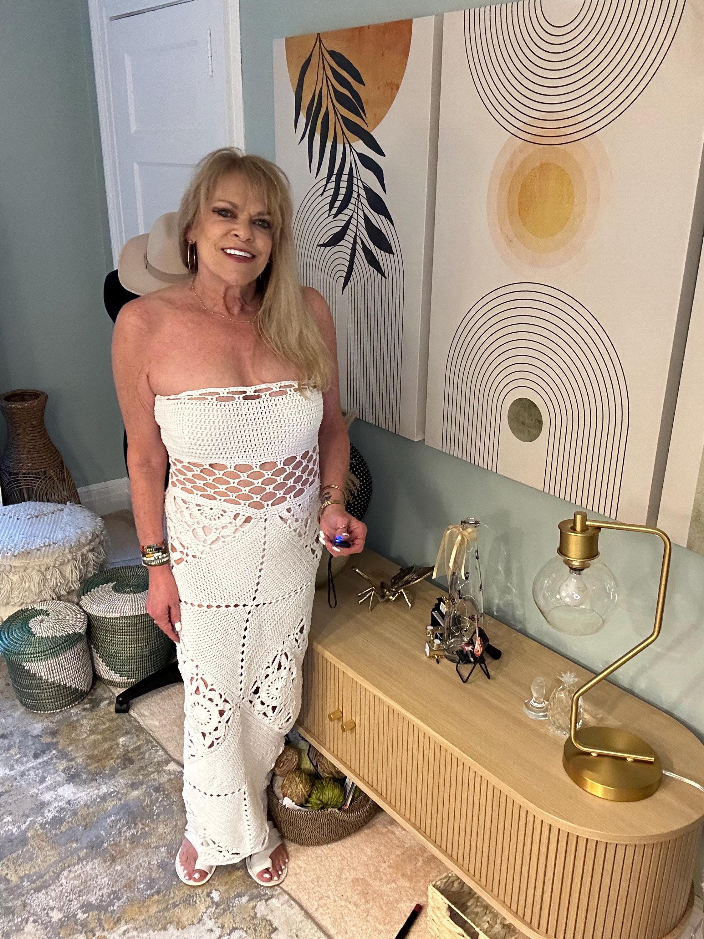 The Trellis Crocheted Maxi Dress