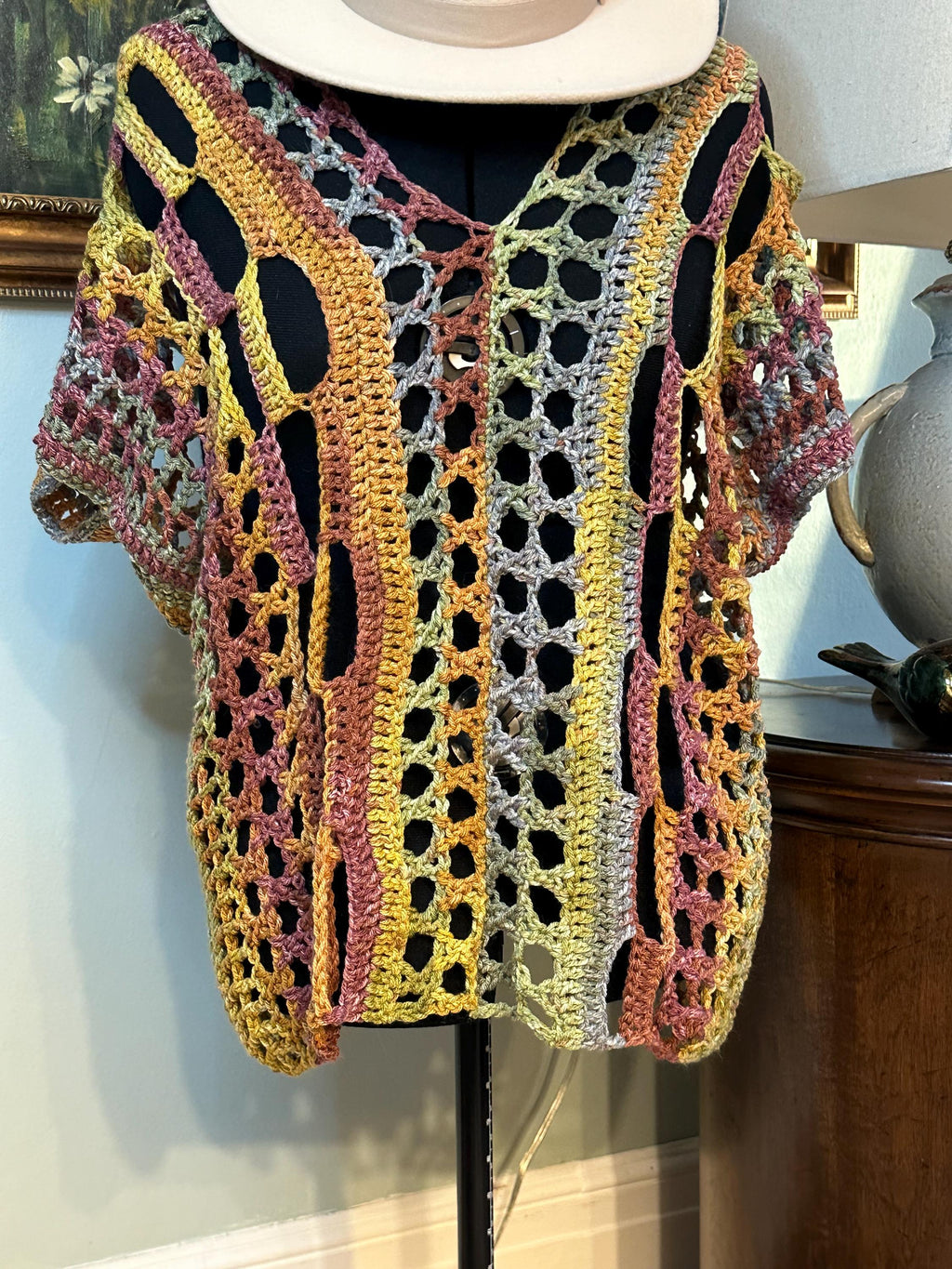 Western Tunic - crocheted hand made