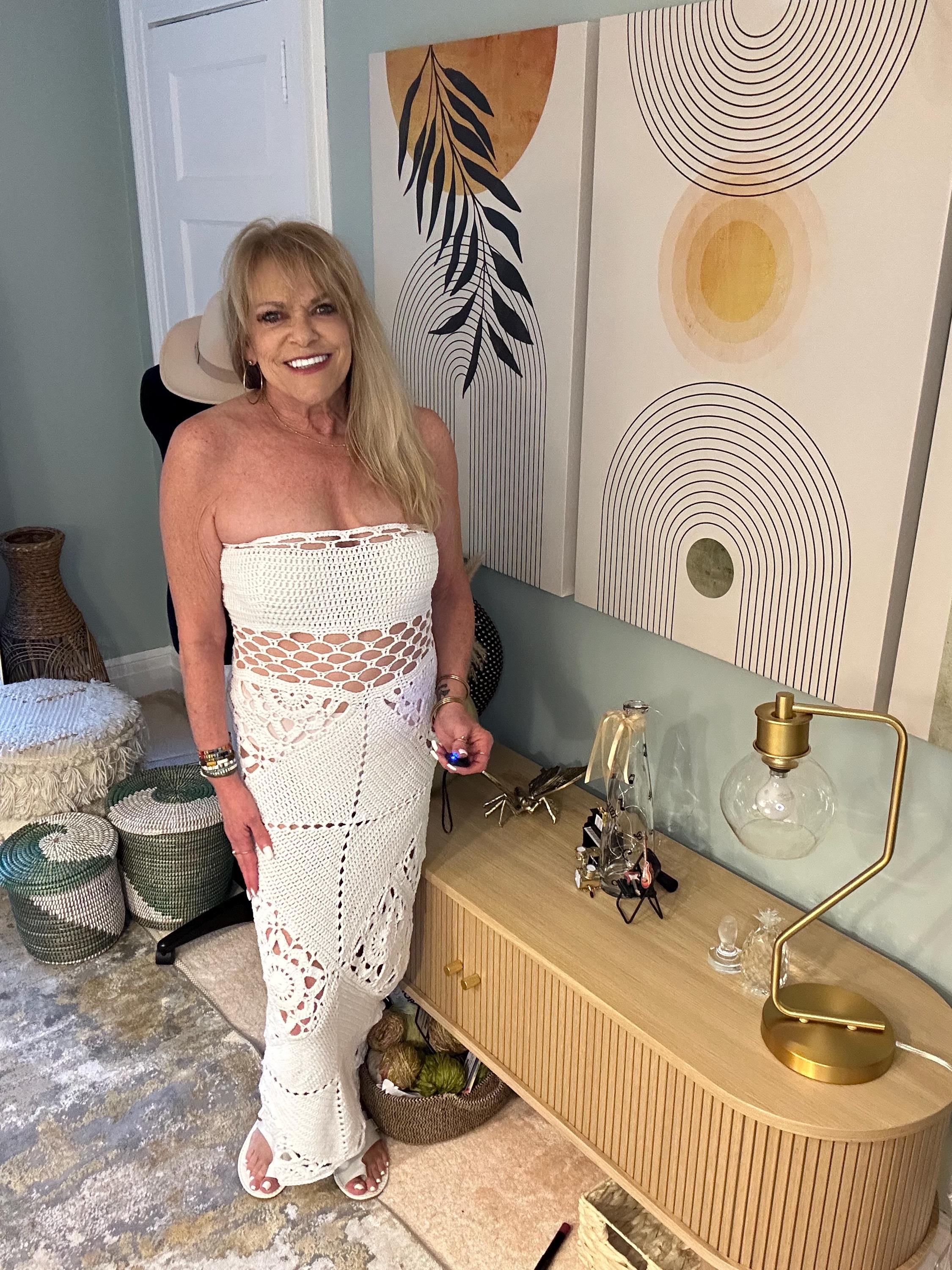 The Trellis Crocheted Maxi Dress