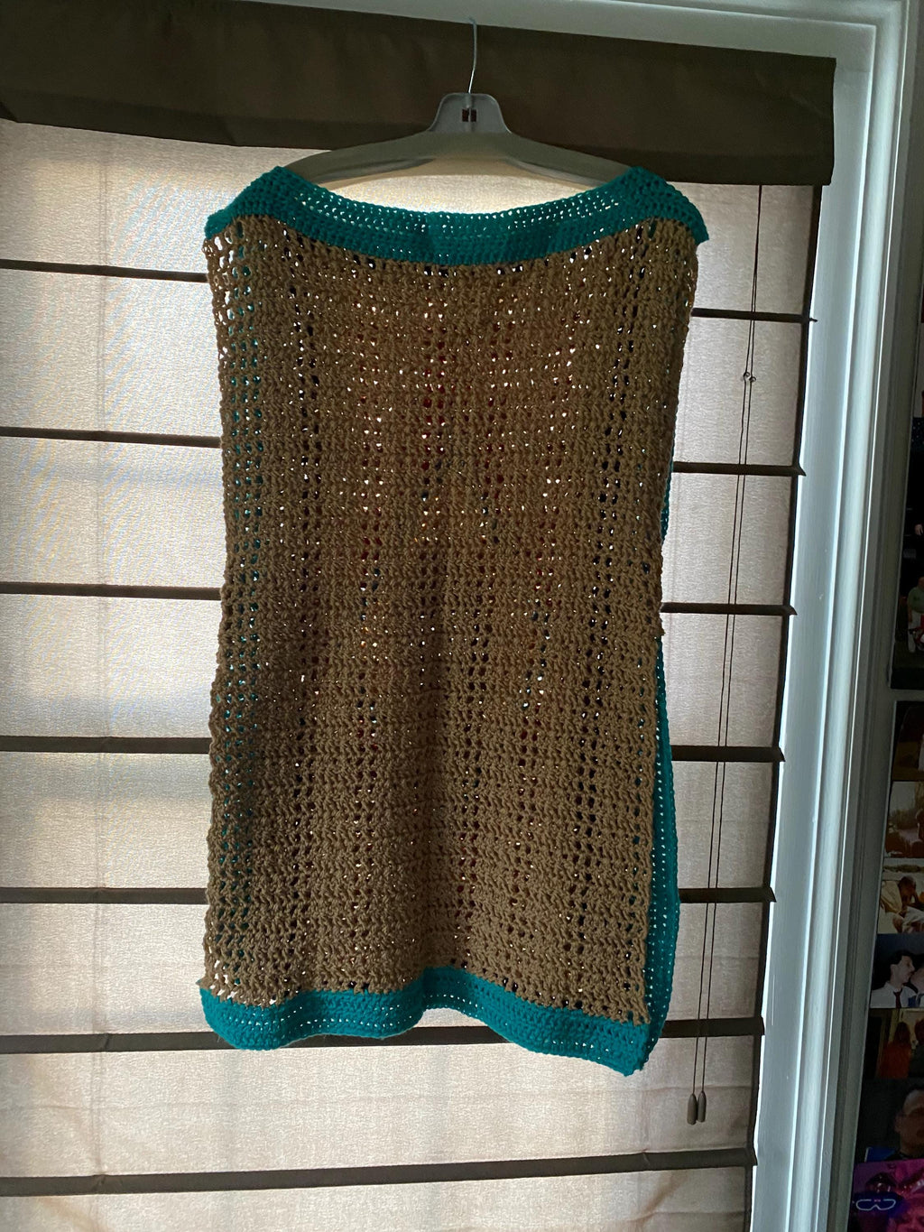 Hand Crocheted Mosaic Beach Coverup