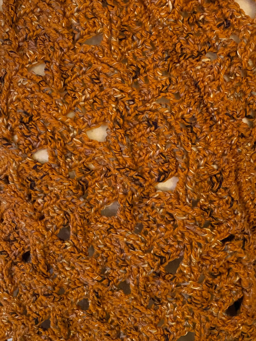 Coffee Beans - Cabled Poncho