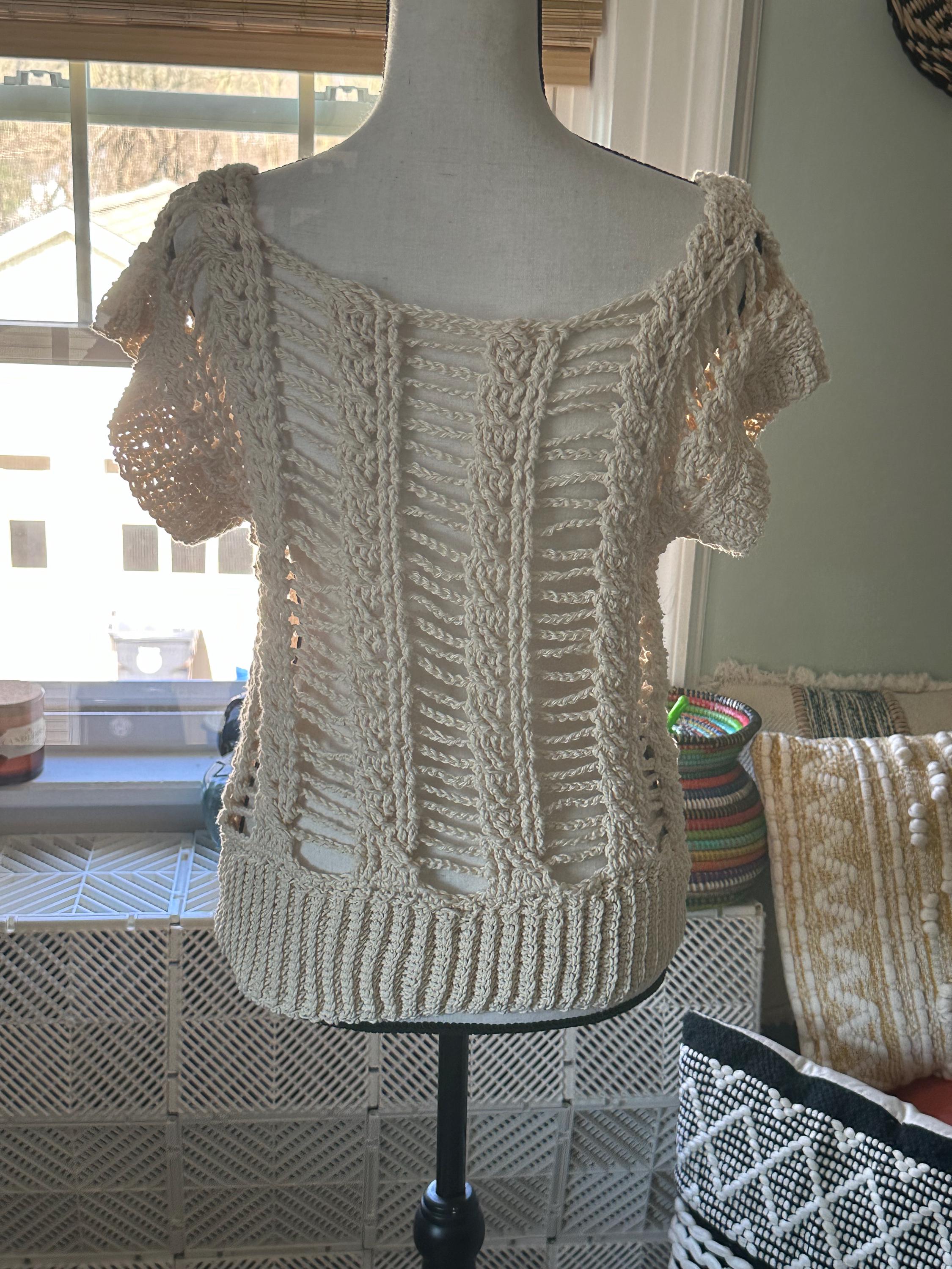 The Laces Crocheted Top
