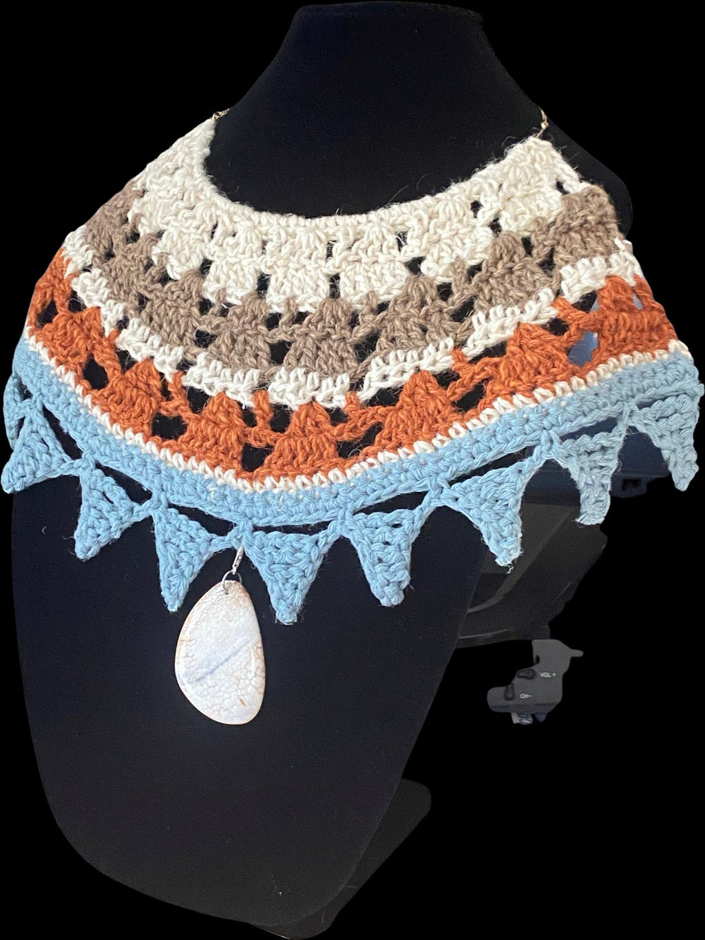 Mandala Necklace with Charm