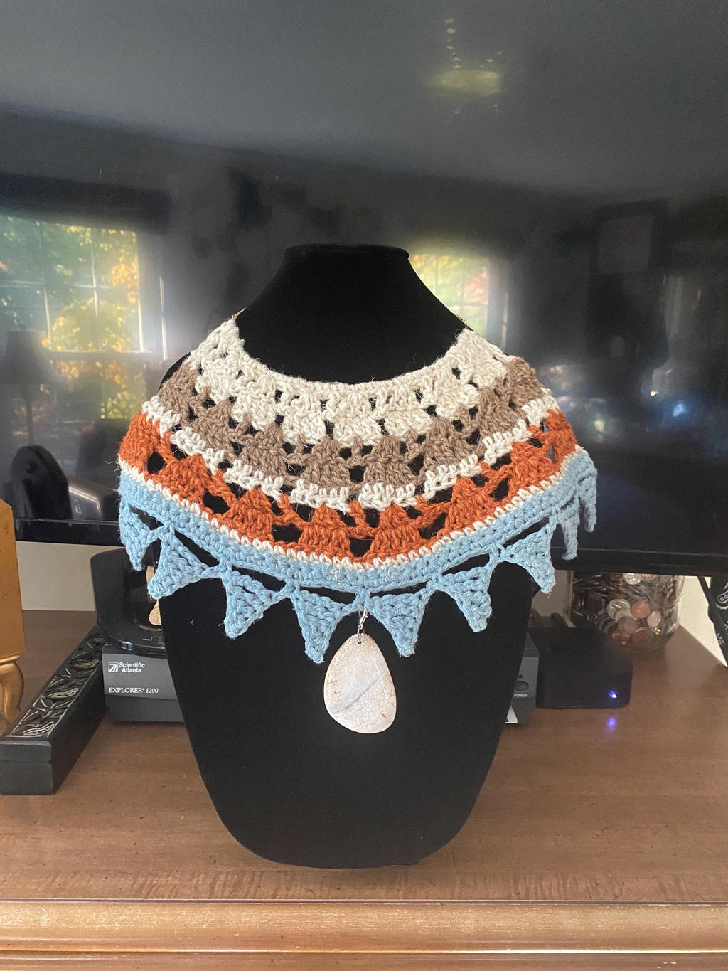 Mandala Necklace with Charm