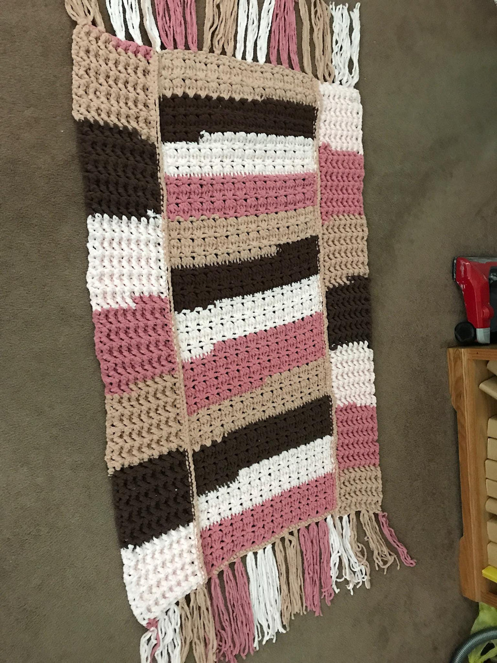 CROCHET PATTERN - TEXTURED BABY BLANKET