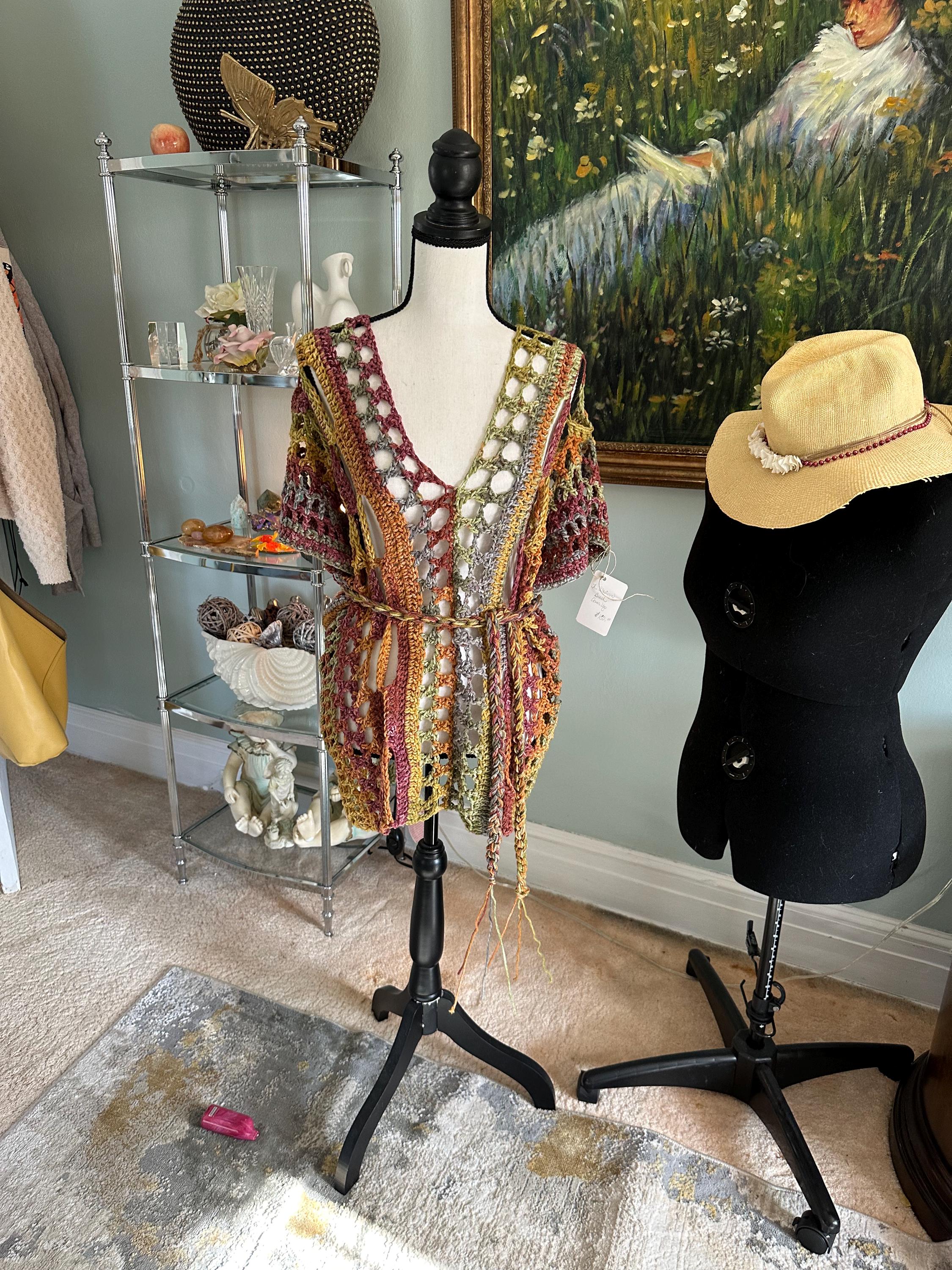 CROCHT PATTERN - The Western - Tunic or Beach Cover Up