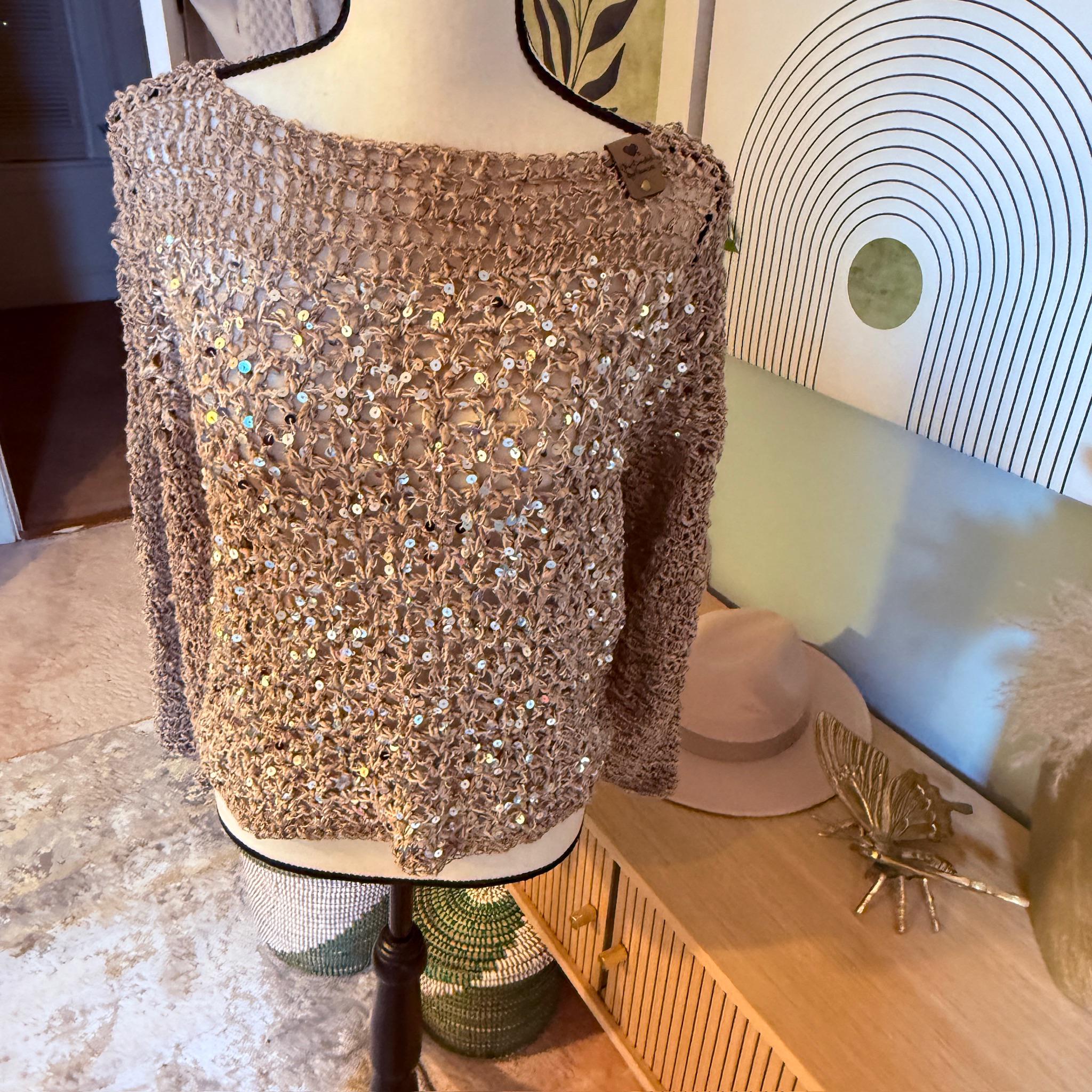 THE "SEQUINS" SWEATER