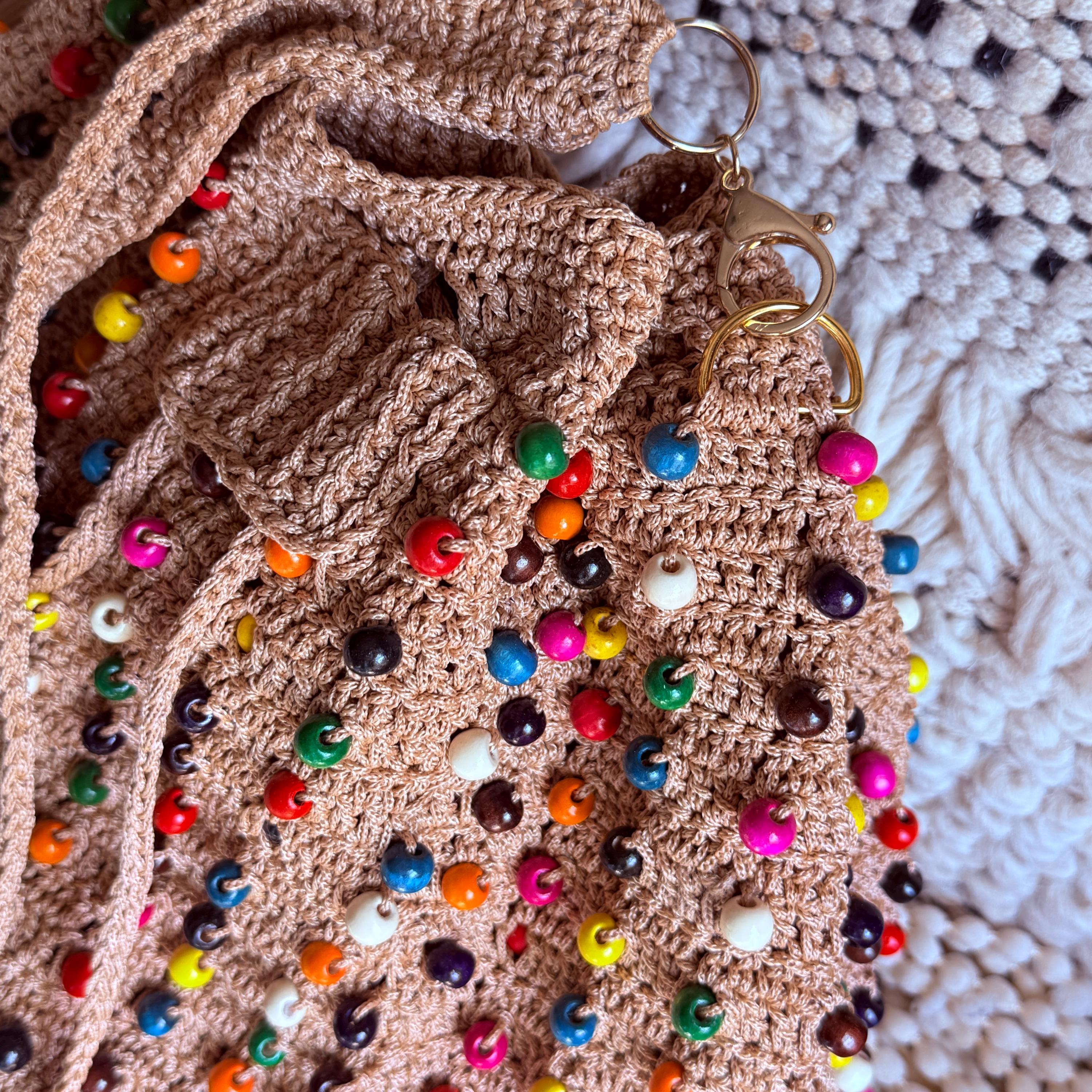 Beaded Bucket Bag