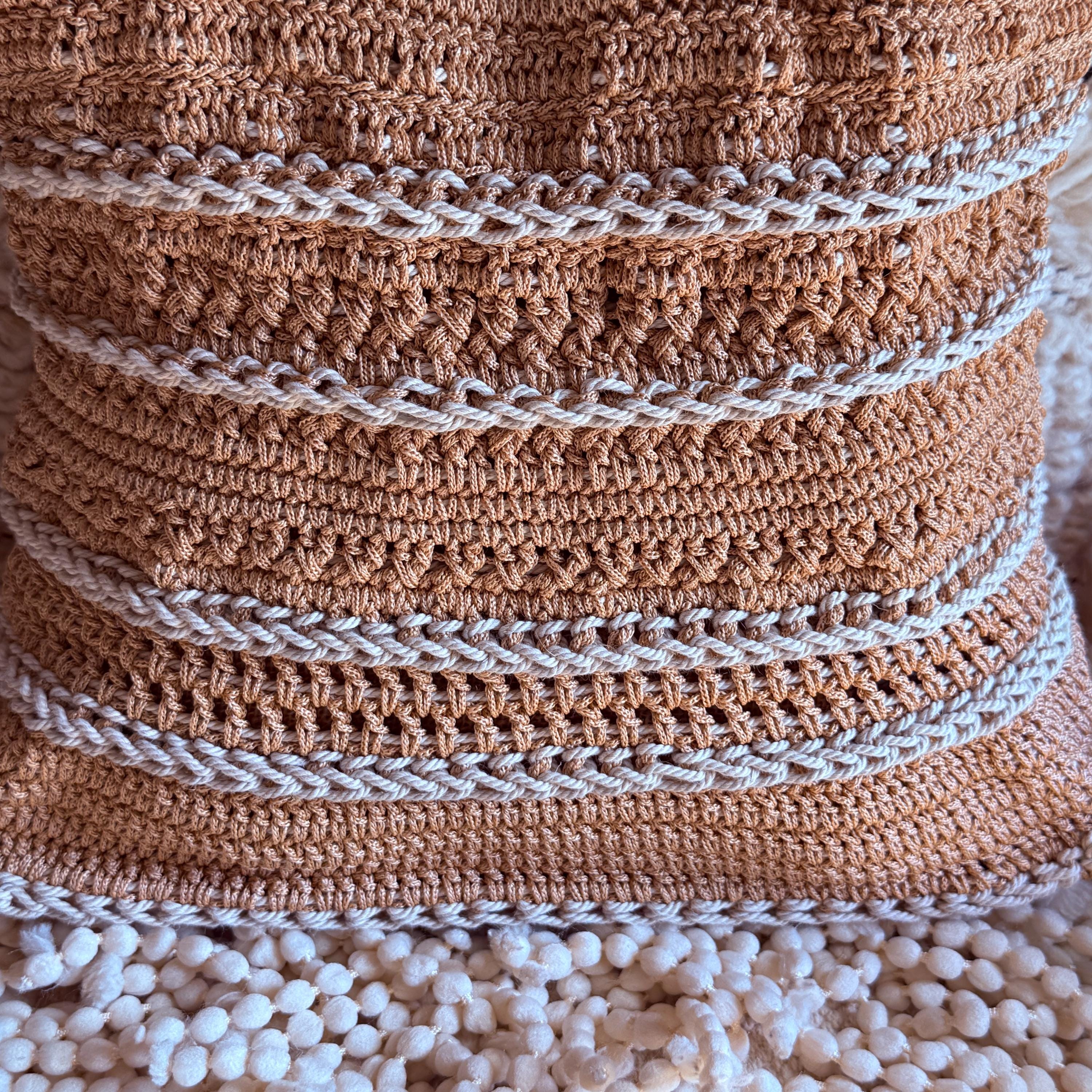 Tapestry Crocheted Hand Bag