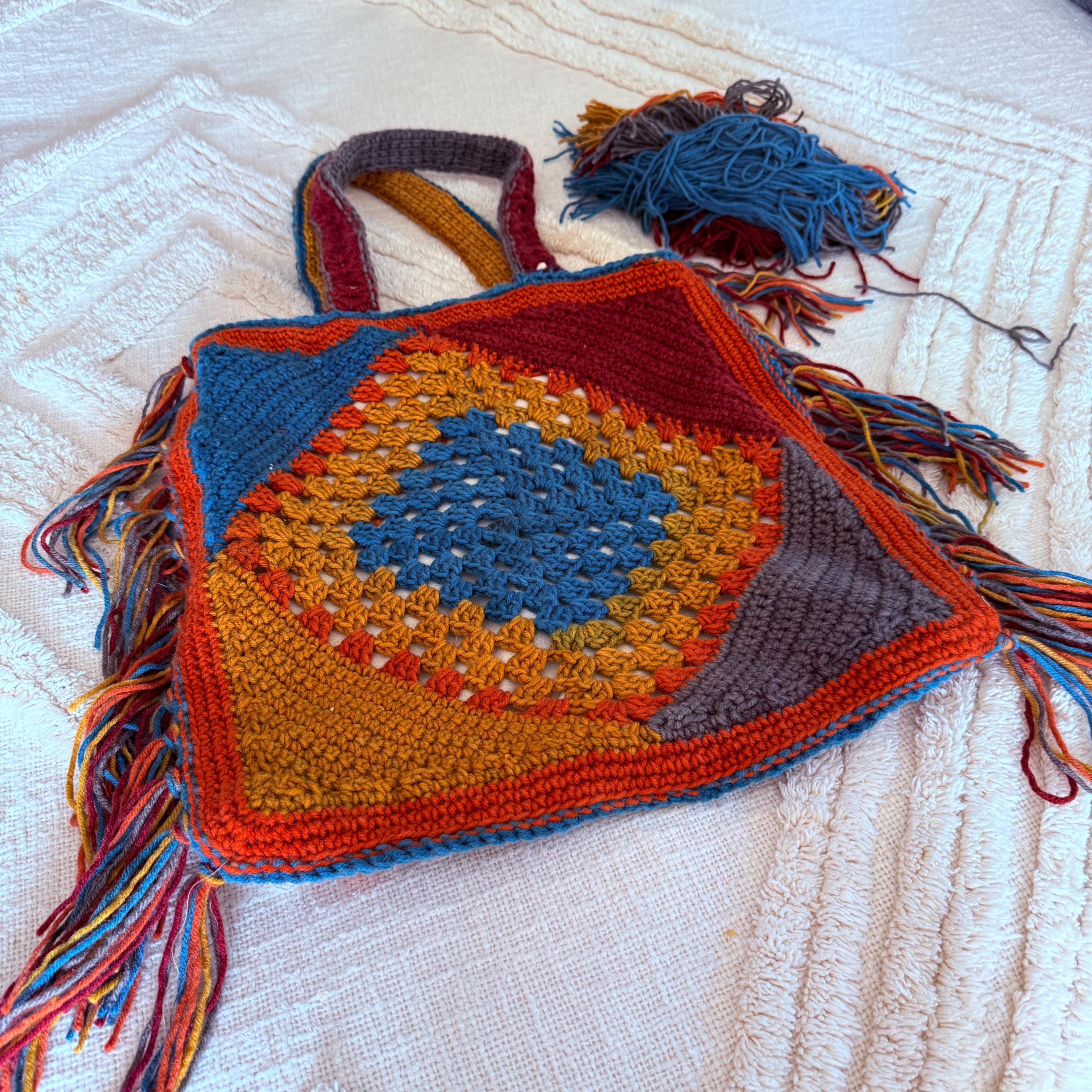 Moroccan Crocheted Tote Bag