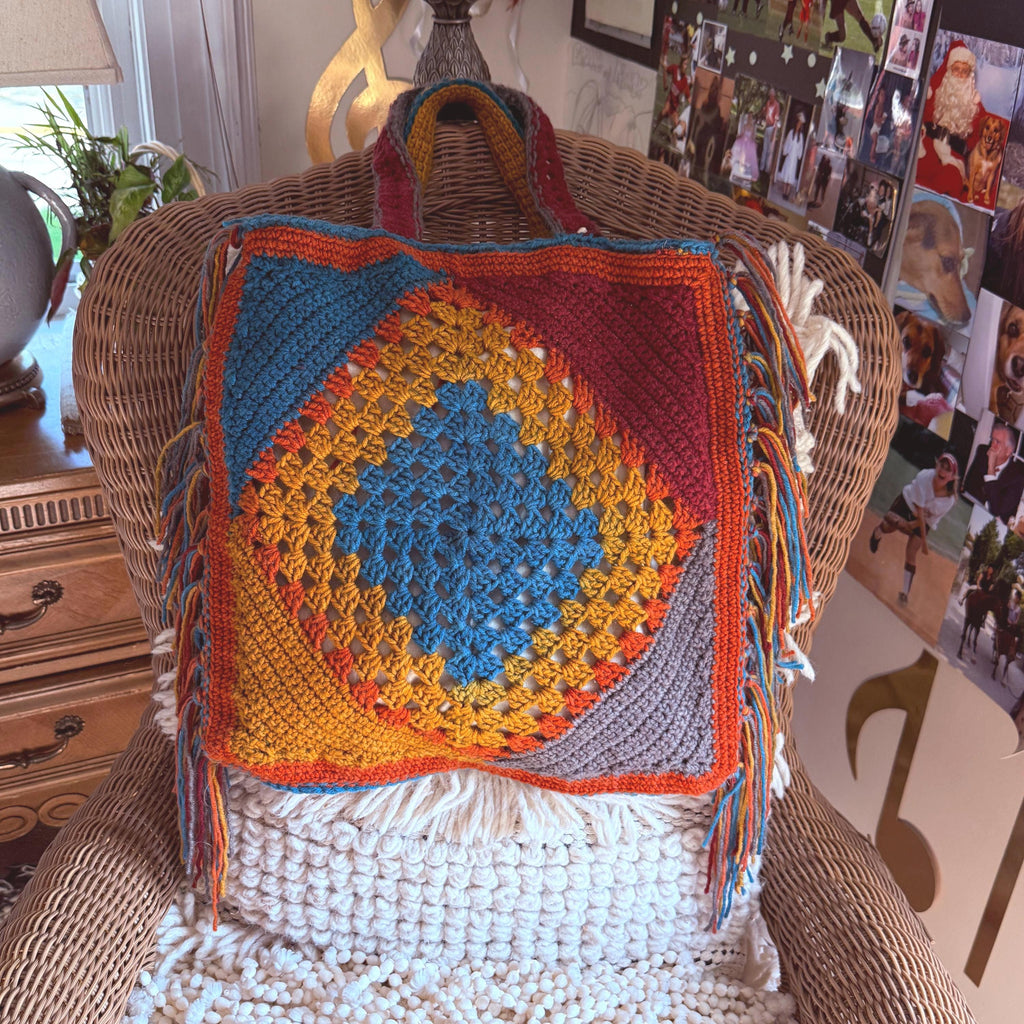 Moroccan Crocheted Tote Bag