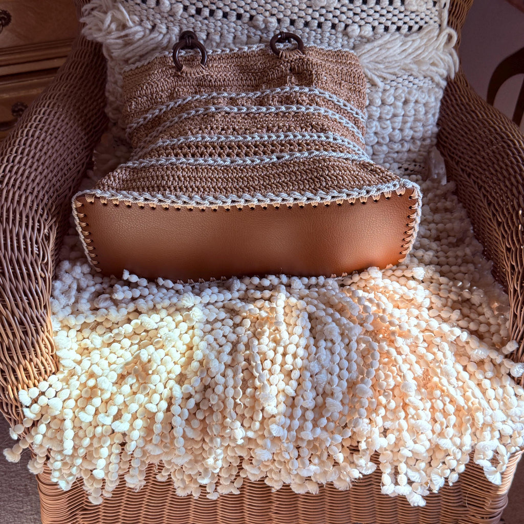 Tapestry Crocheted Hand Bag