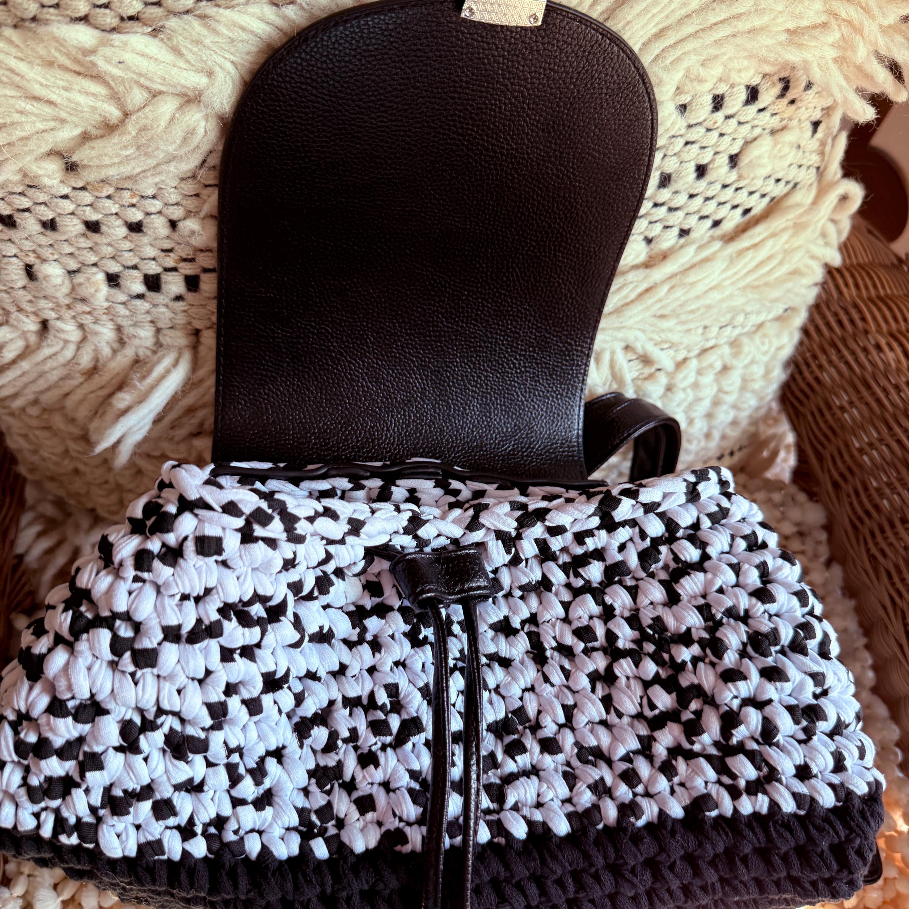 Pebbles - Black and White BackPack